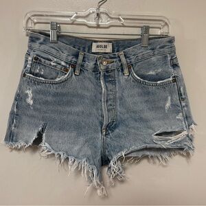 AGOLDE Parker Vintage Denim Shorts - High Waist - Size 25
